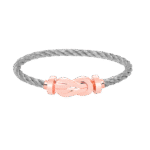 [Eternal Jewelry]CHANCE LARGE 8 FIGURE BUCKLE NO DIAMOND BRACELET ROSE GOLD