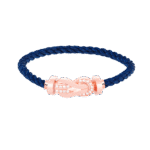 [Eternal Jewelry]CHANCE LARGE 8 FIGURE BUCKLE HALF DIAMOND BRACELET ROSE GOLD - Image 8