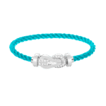 [Eternal Jewelry]CHANCE LARGE 8 FIGURE BUCKLE HALF DIAMOND BRACELET SILVER - Image 5