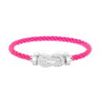 [Eternal Jewelry]CHANCE LARGE 8 FIGURE BUCKLE HALF DIAMOND BRACELET SILVER - Image 10