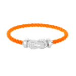 [Eternal Jewelry]CHANCE LARGE 8 FIGURE BUCKLE HALF DIAMOND BRACELET SILVER - Image 4