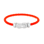 [Eternal Jewelry]CHANCE LARGE 8 FIGURE BUCKLE HALF DIAMOND BRACELET SILVER - Image 8