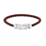 [Eternal Jewelry]CHANCE LARGE 8 FIGURE BUCKLE HALF DIAMOND BRACELET SILVER - Image 3