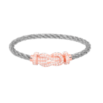 [Eternal Jewelry]CHANCE LARGE 8 FIGURE BUCKLE FULL DIAMOND BRACELET ROSE GOLD