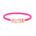 [Eternal Jewelry]CHANCE LARGE 8 FIGURE BUCKLE FULL DIAMOND BRACELET ROSE GOLD - Image 9