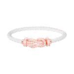 [Eternal Jewelry]CHANCE LARGE 8 FIGURE BUCKLE FULL DIAMOND BRACELET ROSE GOLD - Image 11