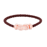 [Eternal Jewelry]CHANCE LARGE 8 FIGURE BUCKLE FULL DIAMOND BRACELET ROSE GOLD - Image 4