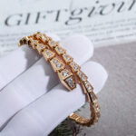[Eternal Jewelry]SERPENTI BRACELET 6.8MM PINK GOLD DIAMOND - Image 4
