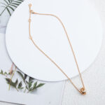 [Eternal Jewelry]PARENTESI NECKLACE PINK GOLD - Image 5