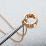 [Eternal Jewelry]PARENTESI NECKLACE PINK GOLD DIAMOND - Image 6