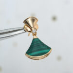 [Eternal Jewelry]DREAM MALACHITE PINK GOLD EARRINGS - Image 6