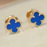 [Eternal Jewelry]CLOVER MINI 9.5MM TURQUOISE EARRINGS - Image 3