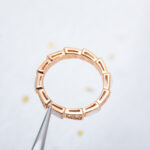 [Eternal Jewelry]SERPENTI RING PINK GOLD DIAMOND MOP 3MM - Image 7