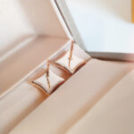 [Eternal Jewelry]STAR MOP PINK GOLD EARRINGS - Image 9
