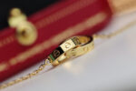 [Eternal Jewelry]LOVE NECKLACE DOUBLE RING GOLD - Image 3