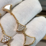 [Eternal Jewelry]DREAM EARRINGS 3 MOTIFS DIAMOND MOP PINK GOLD - Image 8