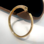 [Eternal Jewelry]PANTHERE GOLD DIAMOND OPEN BRACELET