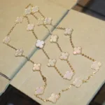 [Eternal Jewelry]CLOVER 20 MOTIFS WHITE MOP NECKLACE - Image 2