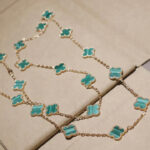 [Eternal Jewelry]CLOVER 20 MOTIFS MALACHITE GOLD - Image 5