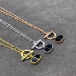 [Eternal Jewelry]CHAINE VERSO BLACK CERAMIC  NECKLACE - Image 2