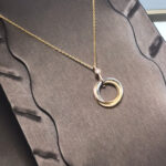 [Eternal Jewelry]TRINITY SILVER GOLD PINK GOLD NECKLACE - Image 5