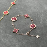 [Eternal Jewelry]STAR AND SUN CARNELIAN 4 MOTIFS 3 DIAMONDS - Image 2