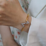 [Eternal Jewelry]VOLTE UPSITE DOWN GOLD DIAMOND BRACELET - Image 9