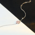 [Eternal Jewelry]SUN MOTIF PINK MOP SILVER BRACELET - Image 7