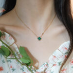 [Eternal Jewelry]SUN PEDANT PINK GOLD 1 DIAMOND NECKLACE - Image 7