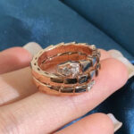 [Eternal Jewelry]SERPENTS DOUBLE ROW DIAMOND RING