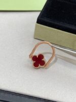 [Eternal Jewelry]CLOVER RIVERSIBLE ROSE GOLD RING - Image 10