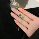 [Eternal Jewelry]CLOVER BRACELET MALACHITE 1 MOTIF - Image 9