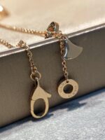 [Eternal Jewelry]DREAM MOP DIAMOND PAVED PINK GOLD NECKLACE - Image 6