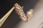 [Eternal Jewelry]SERPENT PINK GOLD DIAMOND EARRINGS - Image 3