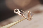 [Eternal Jewelry]SERPENT PINK GOLD DIAMOND EARRINGS - Image 4