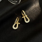 [Eternal Jewelry]FORCE 10 FULL DIAMOND DROP EARRINGS MEDIUM MODEL - Image 3