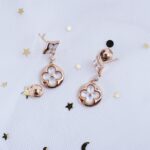 [Eternal Jewelry]STAR AND SUN PINK GOLD MOP DROP EARRINGS - Image 3