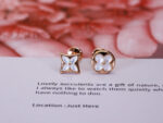 [Eternal Jewelry]STAR AND SUN PINK GOLD MOP STUD EARRINGS - Image 8