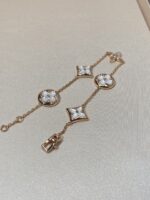 [Eternal Jewelry]STAR AND SUN 5 MOTIF MOP PINK GOLD BRACELET - Image 5