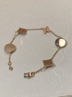 [Eternal Jewelry]STAR AND SUN 5 MOTIF MOP PINK GOLD BRACELET - Image 6