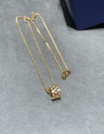 [Eternal Jewelry]BEE LOVE DIAMOND PAVED 3 ROW NECKLACE - Image 5