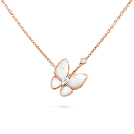 [Eternal Jewelry]BUTTERFLY MOP DIAMOND NECKLACE