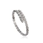 [Eternal Jewelry]SERPENTI BRACELET 6MM SILVER DIAMOND - Image 2