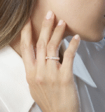 [Eternal Jewelry]ALLIANCE LIENS VIDENCE PAVED DIAMOND 4MM RING - Image 2