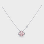 [Eternal Jewelry]SUN MOTIF PINK MOP SILVER BRACELET - Image 2