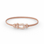 [Eternal Jewelry]FORCE SMALL HORSESHOE  DIAMOND CHAIN ROPE BRACELET - Image 2