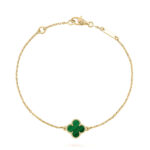 [Eternal Jewelry]CLOVER BRACELET MALACHITE 1 MOTIF - Image 2