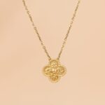 [Eternal Jewelry]CLOVER 15MM  BRONZING NECKLACE - Image 2