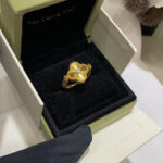 [Eternal Jewelry]CLOVER RIVERSIBLE BLUE AGATE RING - Image 7