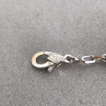 [Eternal Jewelry]CLOVER 5 MOTIF ONYXS DIAMOND BRACELET SILVER - Image 8